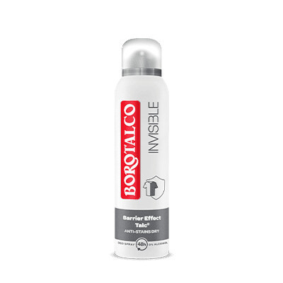 Deodorant Antiperspirant, Borotalco Invisible spray, 150 ml