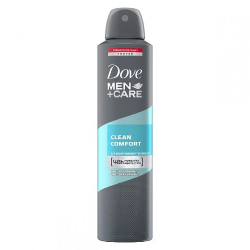 Deodorant antiperspirant Dove Men + Care Clean Comfort spray 250 ml