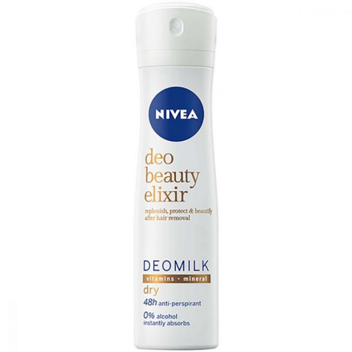 Deodorant antiperspirant Nivea Deo Beauty Elixir Invisible 0% Aluminium salts spray 150 ml