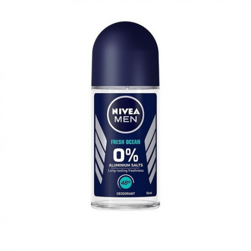 Deodorant antiperspirant roll-on Nivea Men Fresh Ocean 0% Aluminium, 50 ml