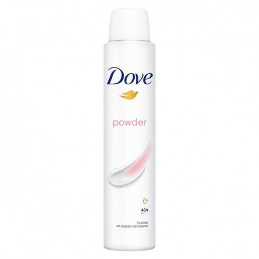 Deodorant antiperspirant spray 0% alcohol Dove Powder 200 ml