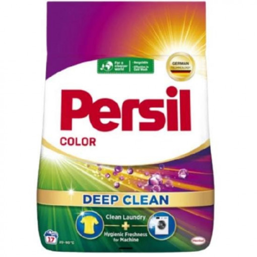Detergent pudra automat concentrat Persil Color Deep Clean 17 spalari 1.02 Kg