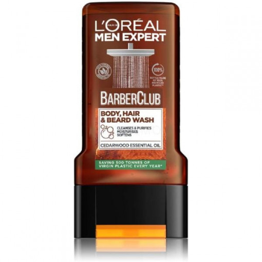 Gel de Dus Barba si Corp, L'Oreal Men Expert Barber Club, 300 ml