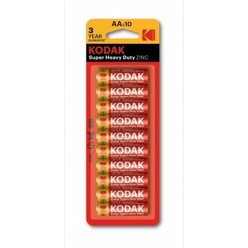 Kodak AA super heavy duty zinc baterii 10 buc/pachet