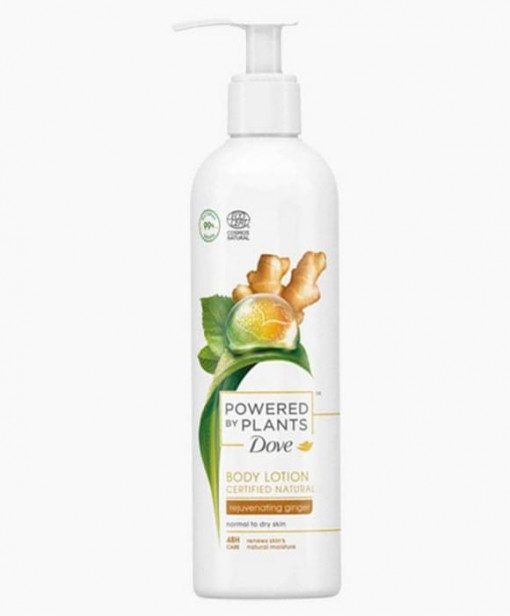 Lotiune de corp Dove Powered By Plants Ginger pompa 250 ml