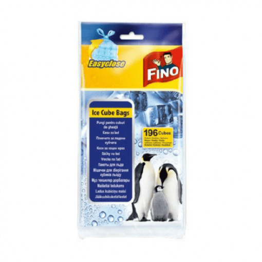Pungi pentru cuburi de gheata simple Fino 196 cuburi