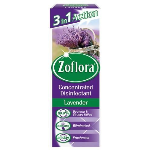 Solutie multi-suprafete Zoflora Lavender 3 in1 Action concentrat 120 ml