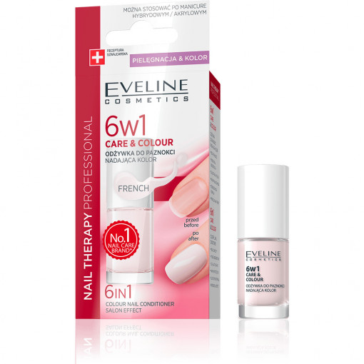Tratament Unghii 6 In 1 French Care & Colour Eveline Cosmetics