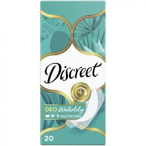 Absorbante zilnice multiform Discreet Deo Waterlily 20 buc