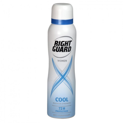 Deodorant antiperspirant Right Guard Women Cool Maximum Strength 72H, 150 ml