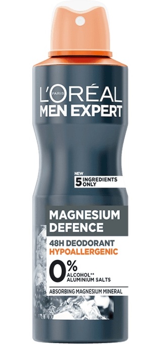 Deodorant spray L'Oreal Men Expert Magnesium Defence Hypoallergenic 250 ml