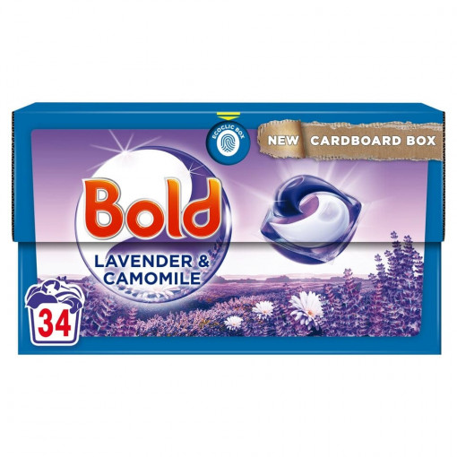 Detergent de rufe pods Bold All in1 Lavender & Camomile 34 buc 792.2 g