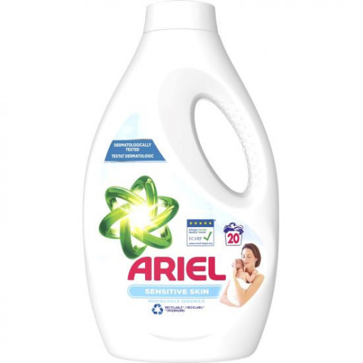 Detergent lichid Ariel Sensitive Skin 20 spalari 1100 ml