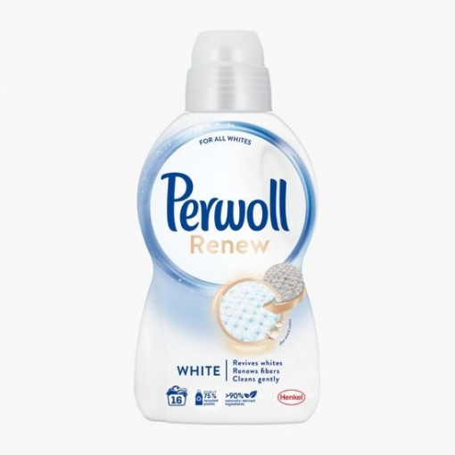 Detergent lichid pentru rufe albe Perwoll Renew White 16 spalari 960 ml
