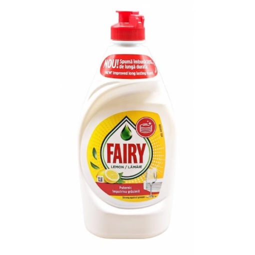 Fairy Active Foam Lemon detergent lichid pentru vase 450 ml