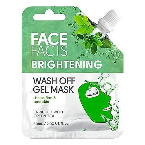 Masca de fata gel cu extract de ceai verde Face Facts Wash Off Gel Mask 60 ml