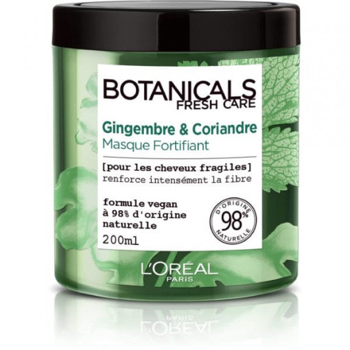 Masca fortifianta pentru par fragil L'Oreal Botanicals Gingembre & Coriandre 200 ml