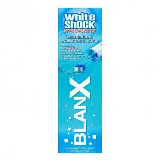 Pastă de dinți pentru albire Blanx White Shock Power White 50 ml Coswell
