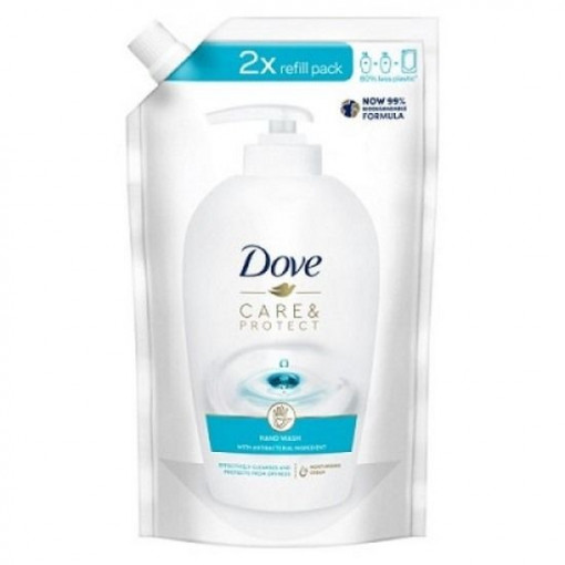 Rezerva sapun lichid Dove Care & Protect Antibacterial 500 ml
