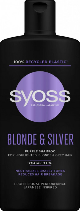Sampon pentru par Syoss Blonde & Silver 440 ml