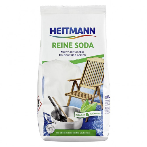Soda Pura multifunctionala in gospodarie, Heitmann Pure, 500 g