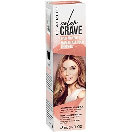 Clairol Color Crave Hair Makeup Shimmering Rose Gold 45 ml