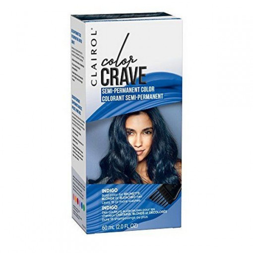 Clairol Color Crave semi-permanent colour vopsea de par semi-permanenta Indigo 60 ml