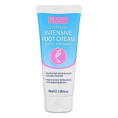 Crema Hidratanta Intensiv pentru picioare, Beauty Formula, Softening Intensive Foot Cream, Menthol &amp; Peppermint,100 ml