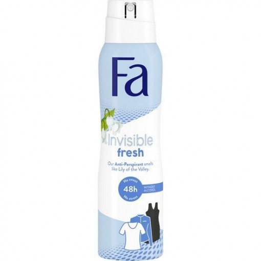Deodorant antiperspirant Fa Invisible Fresh Lily of the Valley 150 ml