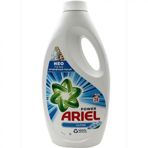 Detergent lichid Ariel Power Alpine 28 spalari 1540 ml