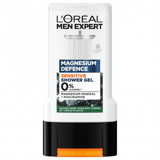 Gel de dus L'Oreal Men Expert Magnesium Defence Sensitive 300 ml