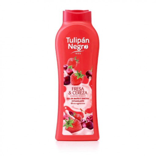 Gel de dus Tulipan Negro Fresa & Cereza 650 ml
