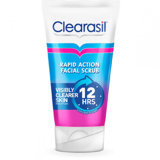 Gel exfoliant pentru ten acneic Clearasil® Rapid Action Scrub 125 ml