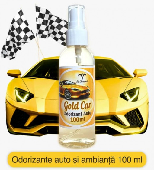 Odorizant auto El Divino Gold Car pulverizator 100 ml