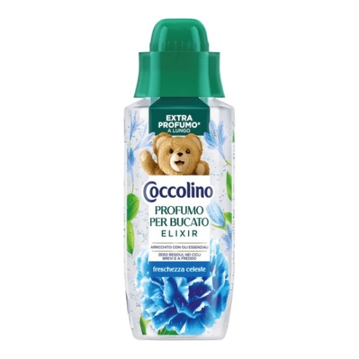 Parfum de rufe cu microperle Coccolino Profumo Elixir Freschezza Celeste 342 ml
