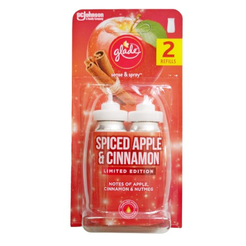 Rezerva odorizant Glade Sense & Spray Spice Apple & Cinnamon Limited Edition 2 x 18 ml