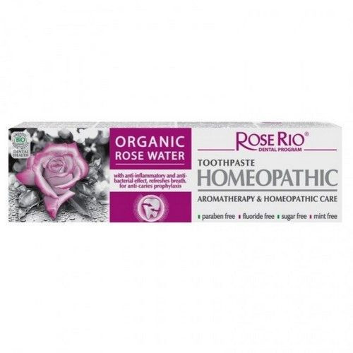 Rose Rio Organic Rose Water pasta de dinti 65 ml