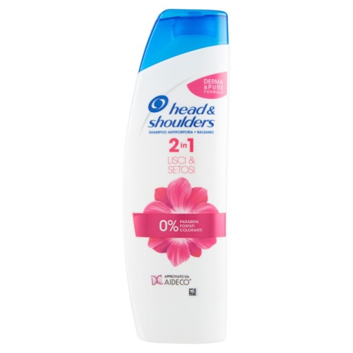 Sampon anti-matreata Head & Shoulders 2 in1 Lisci & Setosi 225 ml
