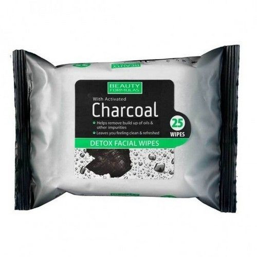 Servetele demachiante, Beauty Formulas Charcoal 25buc