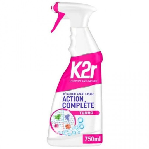 Solutie indepartare pete K2r Action Complete Turbo trigger 750 ml