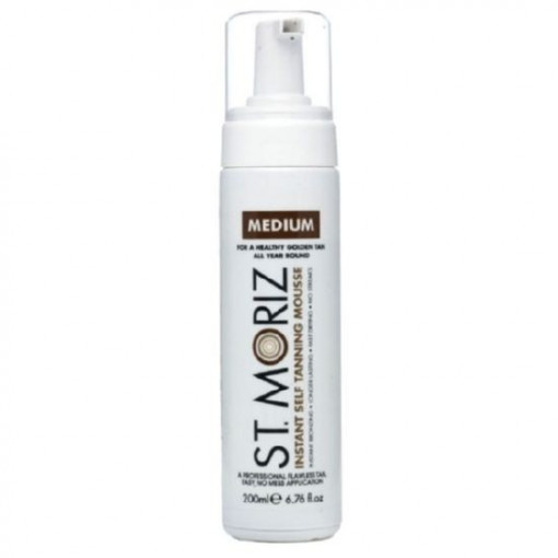 Spuma Instant Autobronzanta Profesionala St. Moriz Instant Tanning Mouse Medium 200 ml