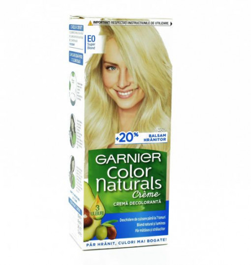 Vopsea de par permanenta E0 Super Blond Garnier Color Naturals