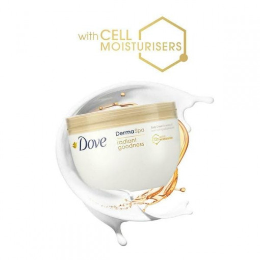 Crema de corp pentru piele uscata Dove Derma Spa Radiant Goodness 300 ml