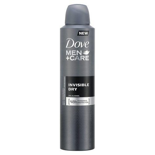 Deodorant antiperspirant spray, Dove Men+Care Invisible Dry, 250 ml