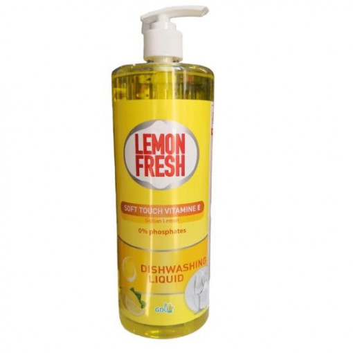 Detergent de vase, Lemon Fresh Soft Touch Vitamine E, Sicilian Lemon, 1000 ml