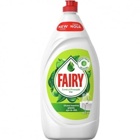 Detergent lichid pentru vase Fairy Active Foam Apple 750 ml