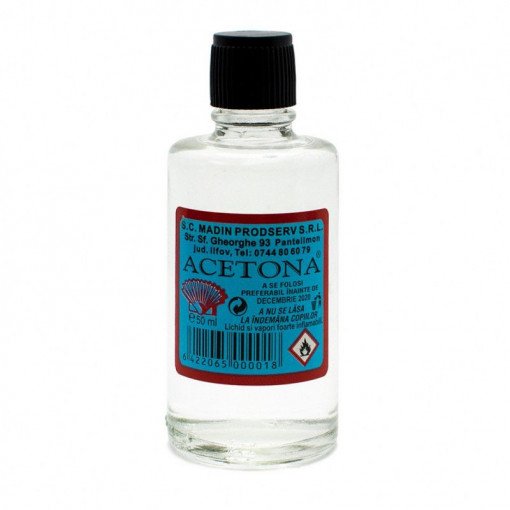 Dizolvant pentru lac de unghii Acetona 50 ml