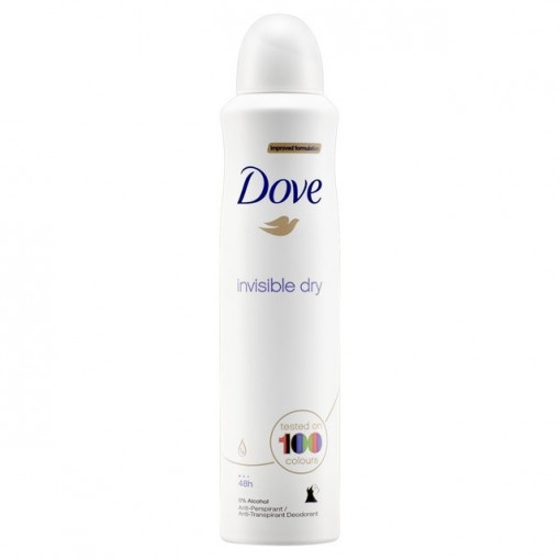 Dove Invisible Dry deodorant antiperspirant spray 250 ml