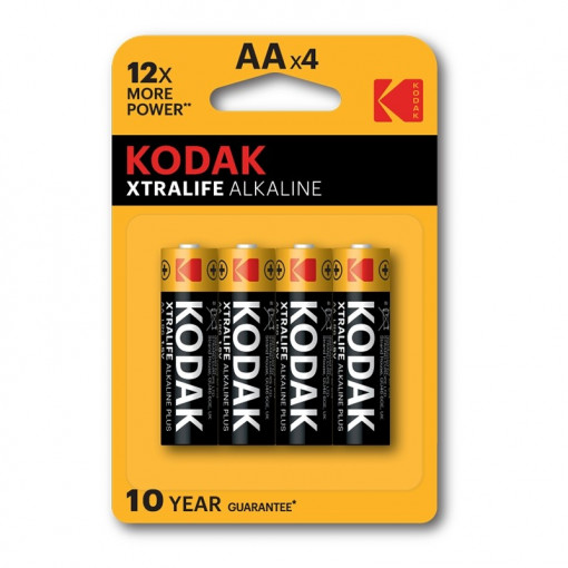Kodak Xtralife Alkaline AA baterii 1.5v 4 buc /pachet