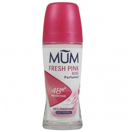 Mum Fresh Pink Rose deodorant anti-perspirant roll-on skin friendly 50ml